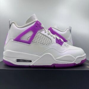 Nike Air Jordan 4 Retro GS White Hyper Violet